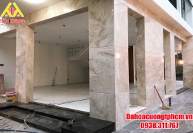 Thi Công Mặt Tiền Đá Hoa Cương