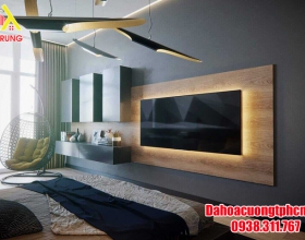 Thi Công Ốp Vách Tivi